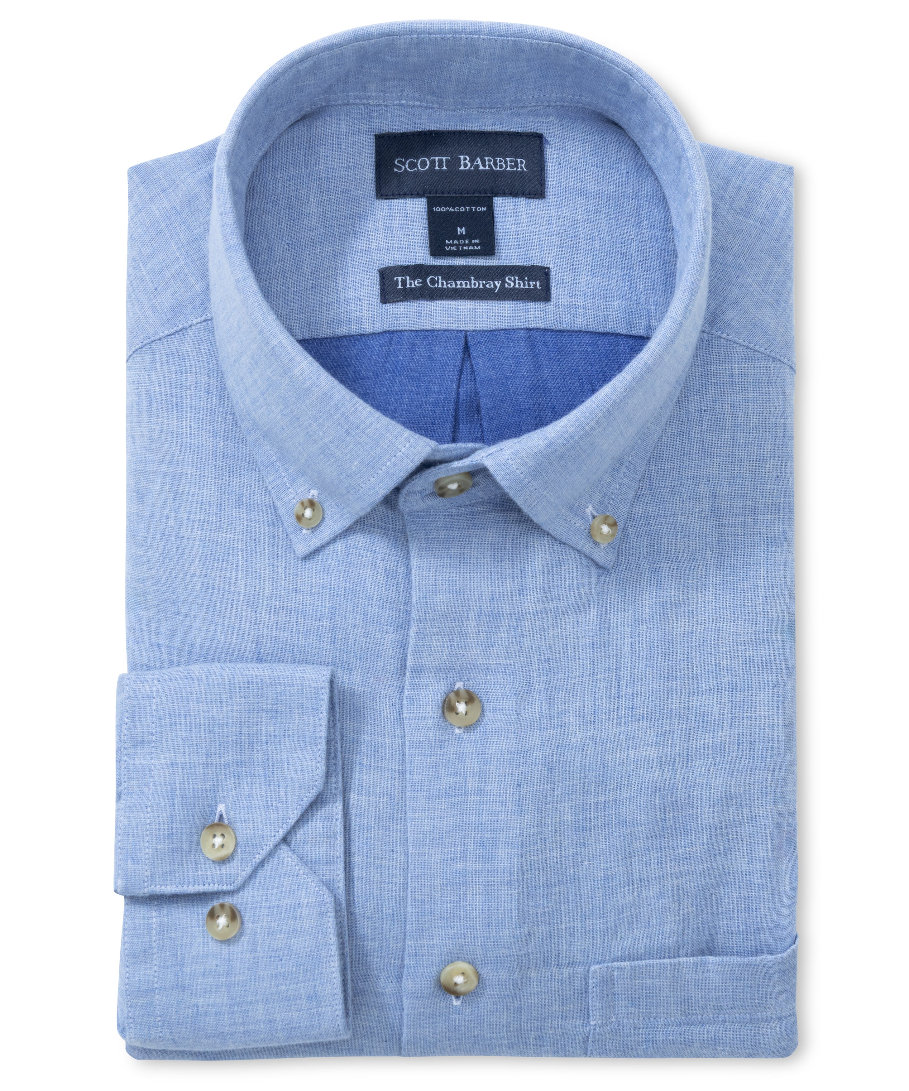 barber dress shirts The Chambray Shirt