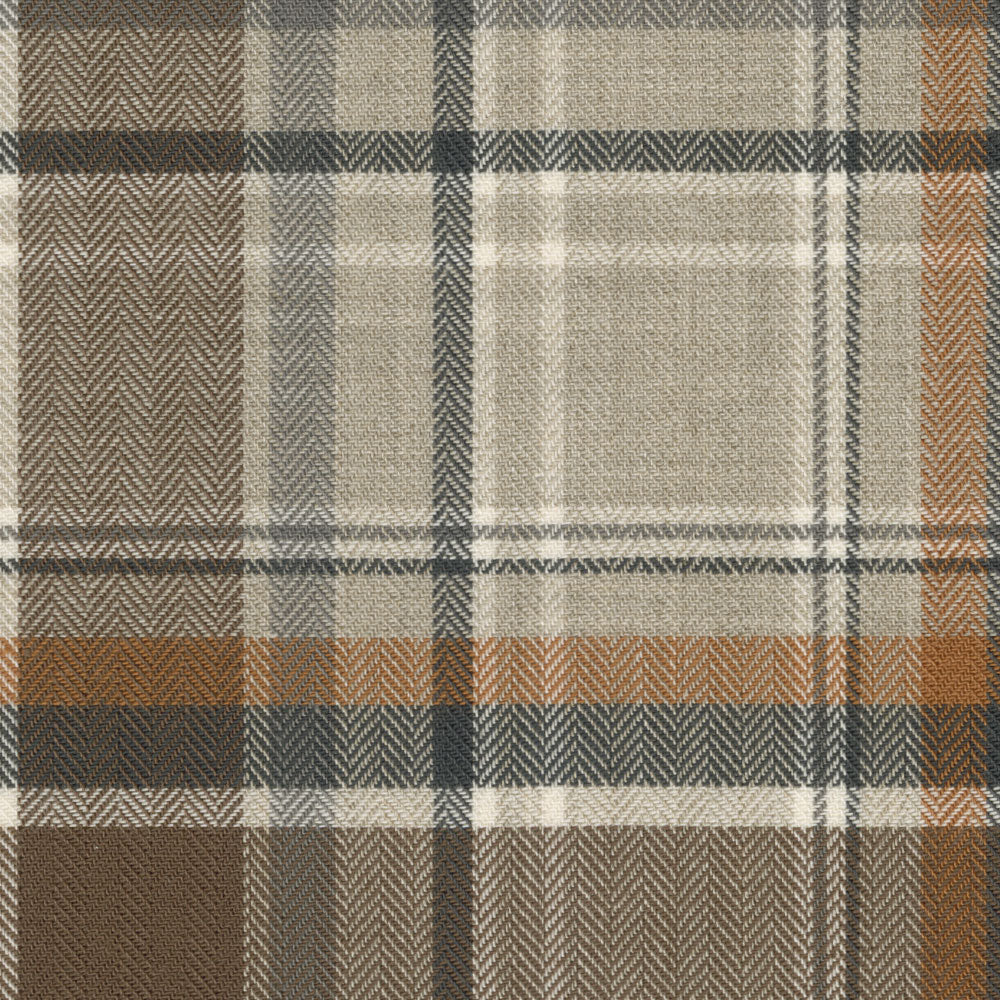 Herringbone Country Plaid, Cocoa