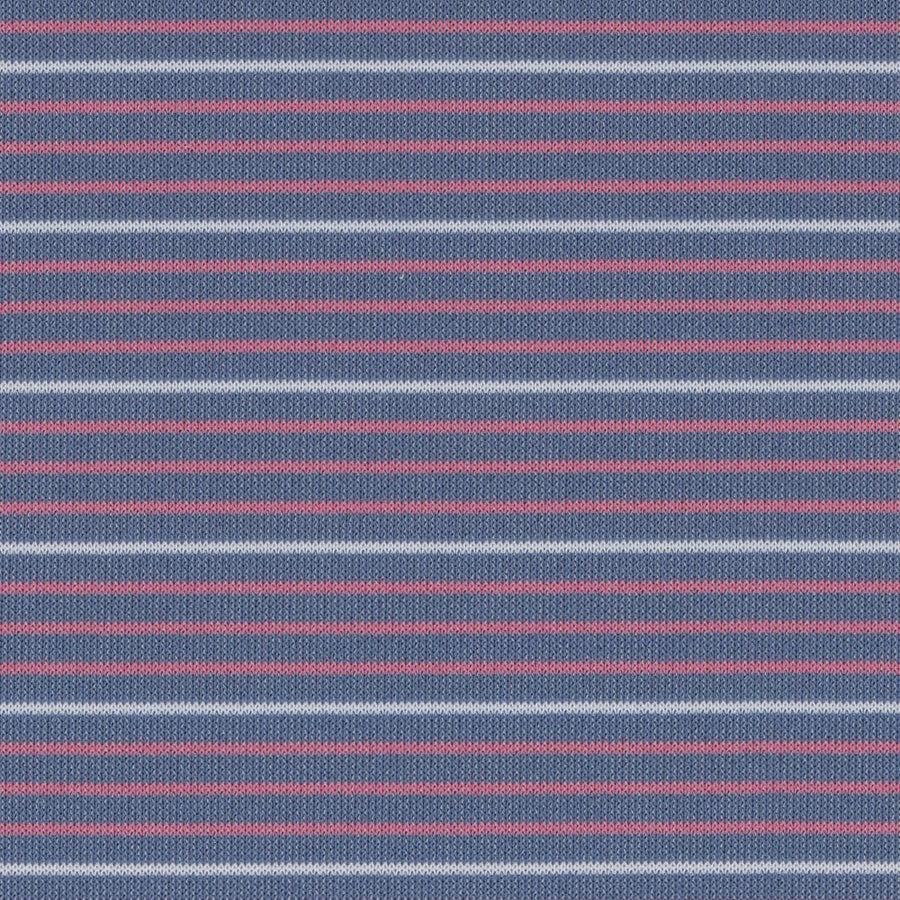 Gradient Stripe Tech Polo, Country Blue