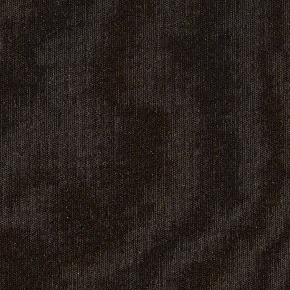 Pima Interlock Zip Mock, Dark Chocolate - Scott Barber