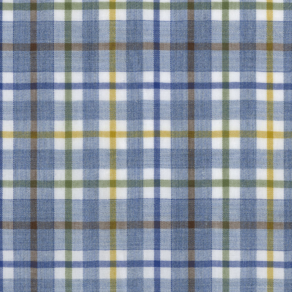Newport Poplin Melange Plaid