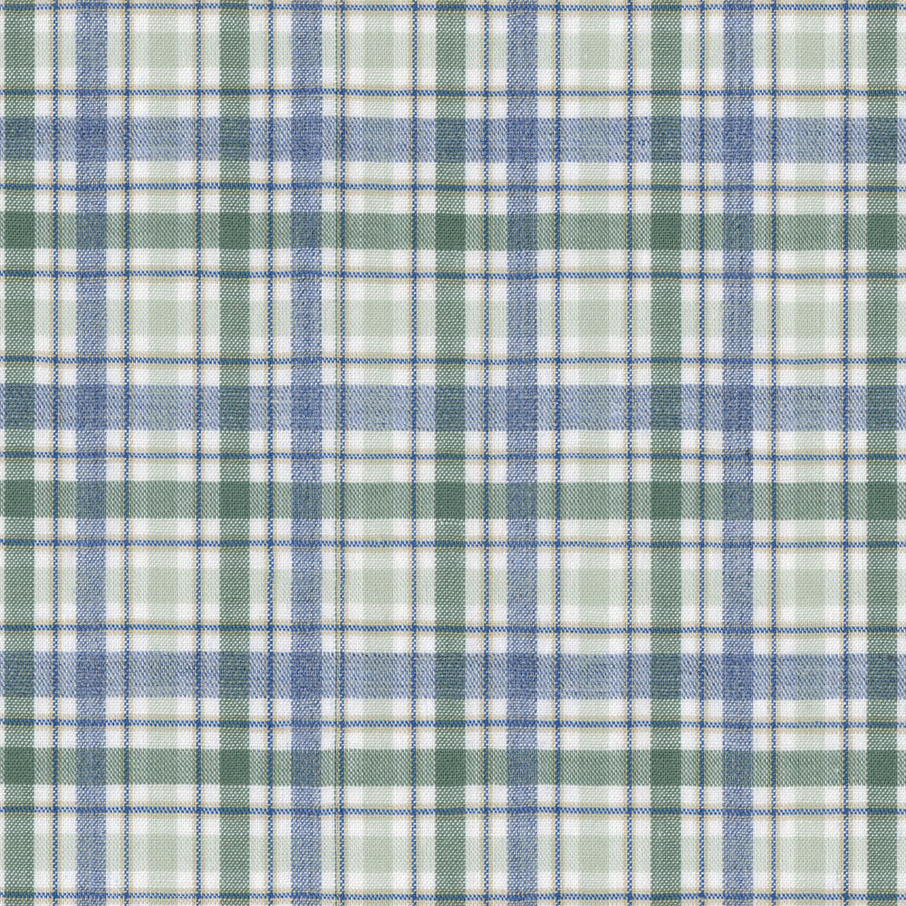 Newport Poplin Melange Plaid
