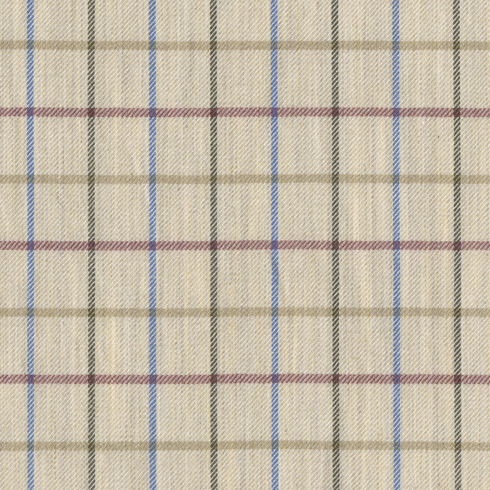 Windowpane Melange Twill