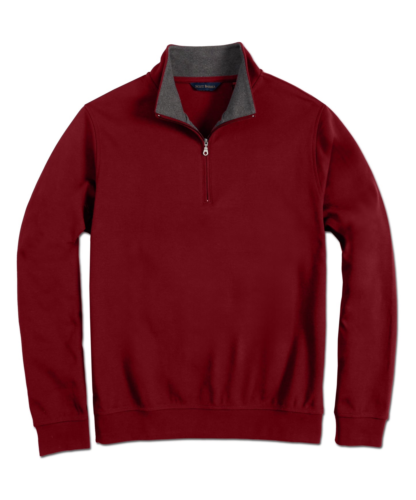 Pima Interlock 1/4 Zip Mock