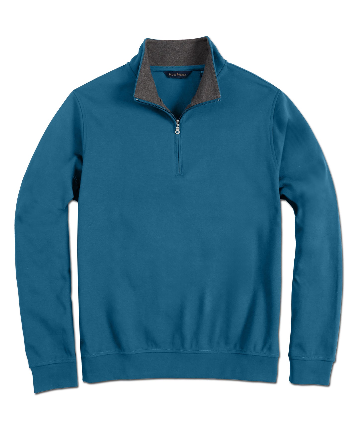 Pima Interlock 1/4 Zip Mock