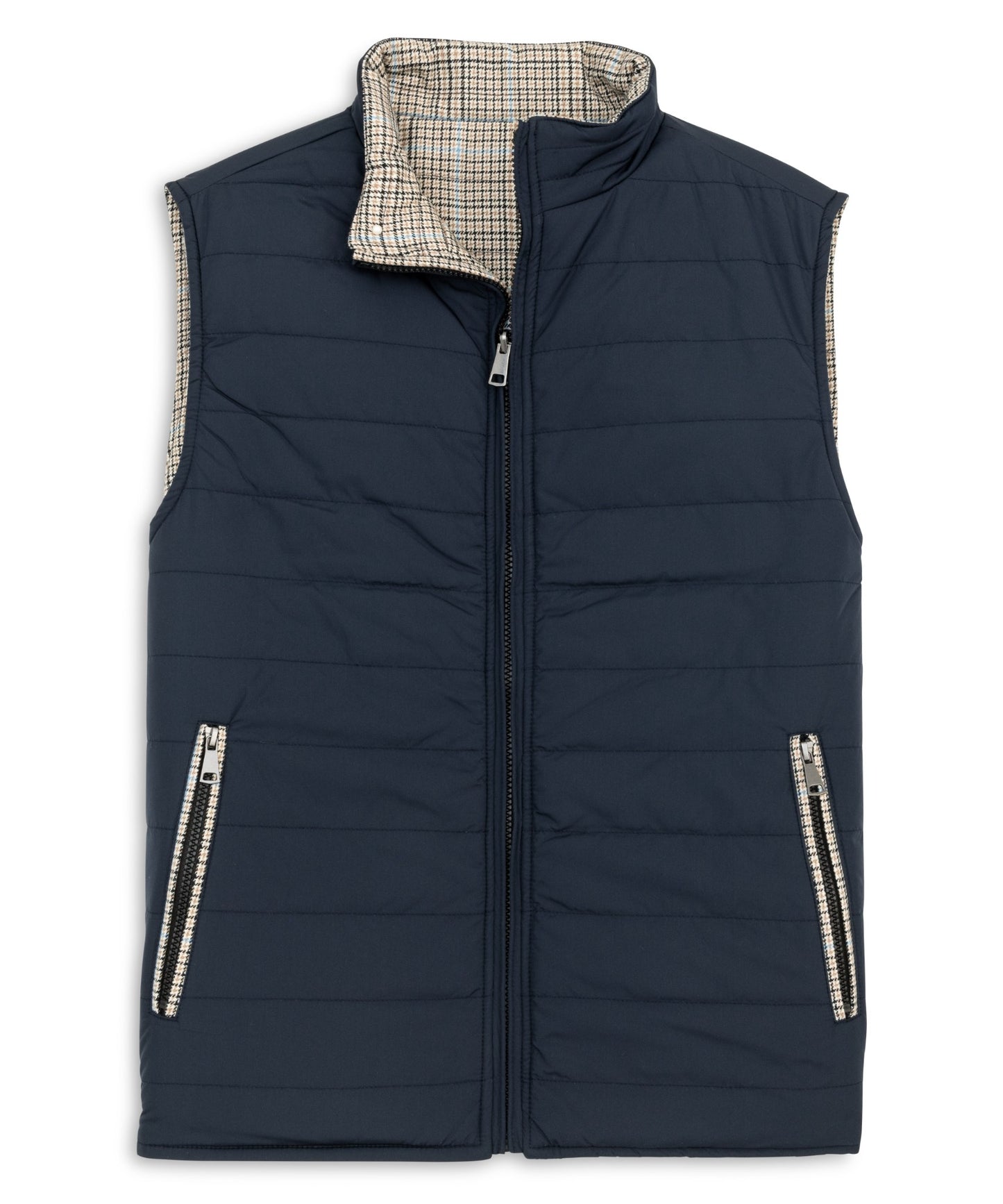 Reversible Houndstooth Vest