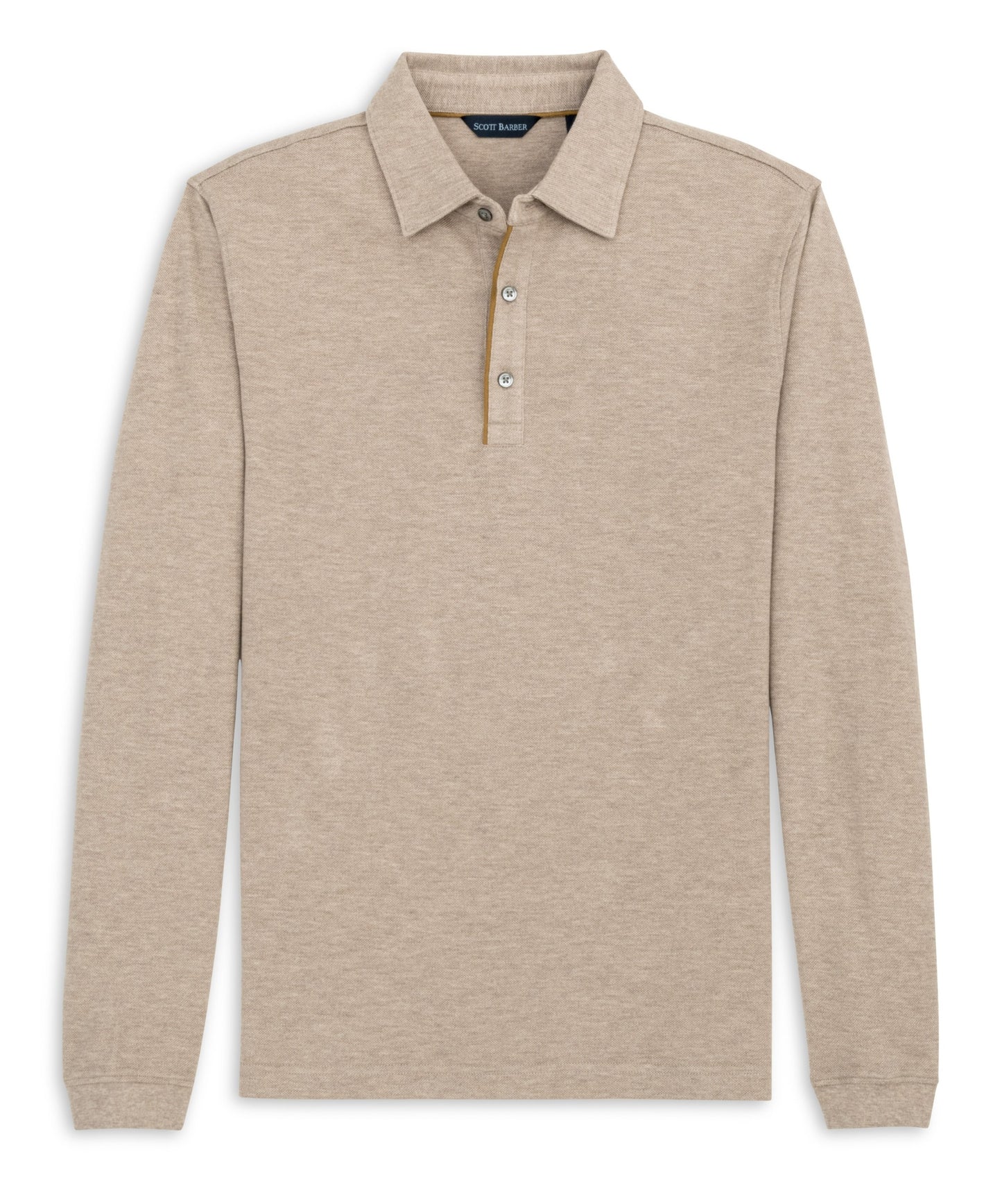 Cotton/Wool Pique Polo
