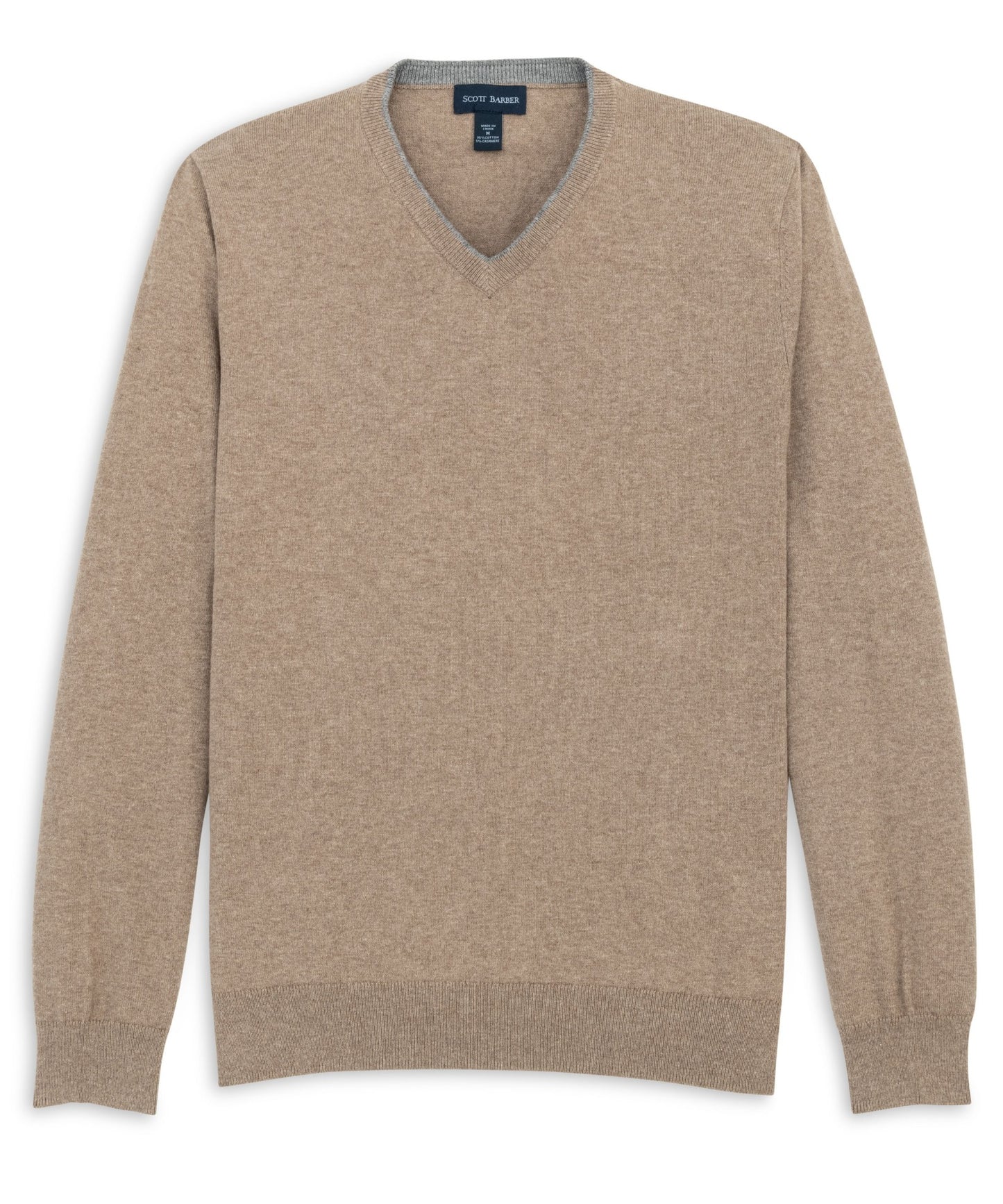 The Classic 12gg Cotton/Cashmere Vee