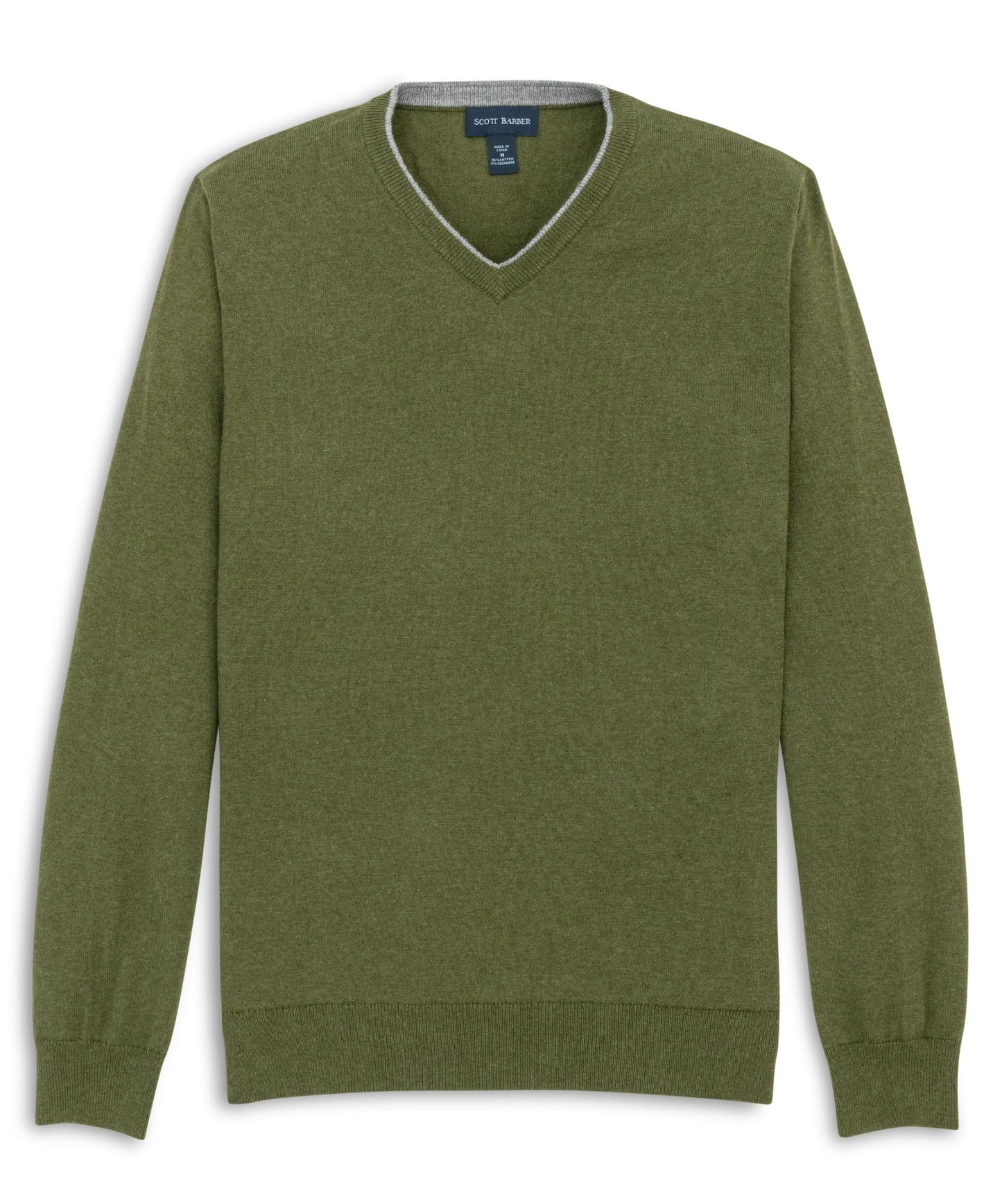 The Classic 12gg Cotton/Cashmere Vee
