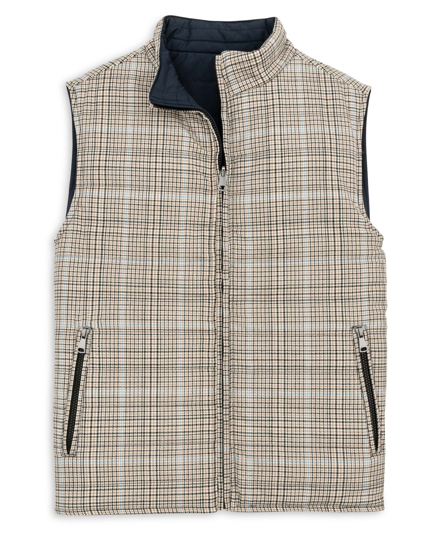 Reversible Houndstooth Vest