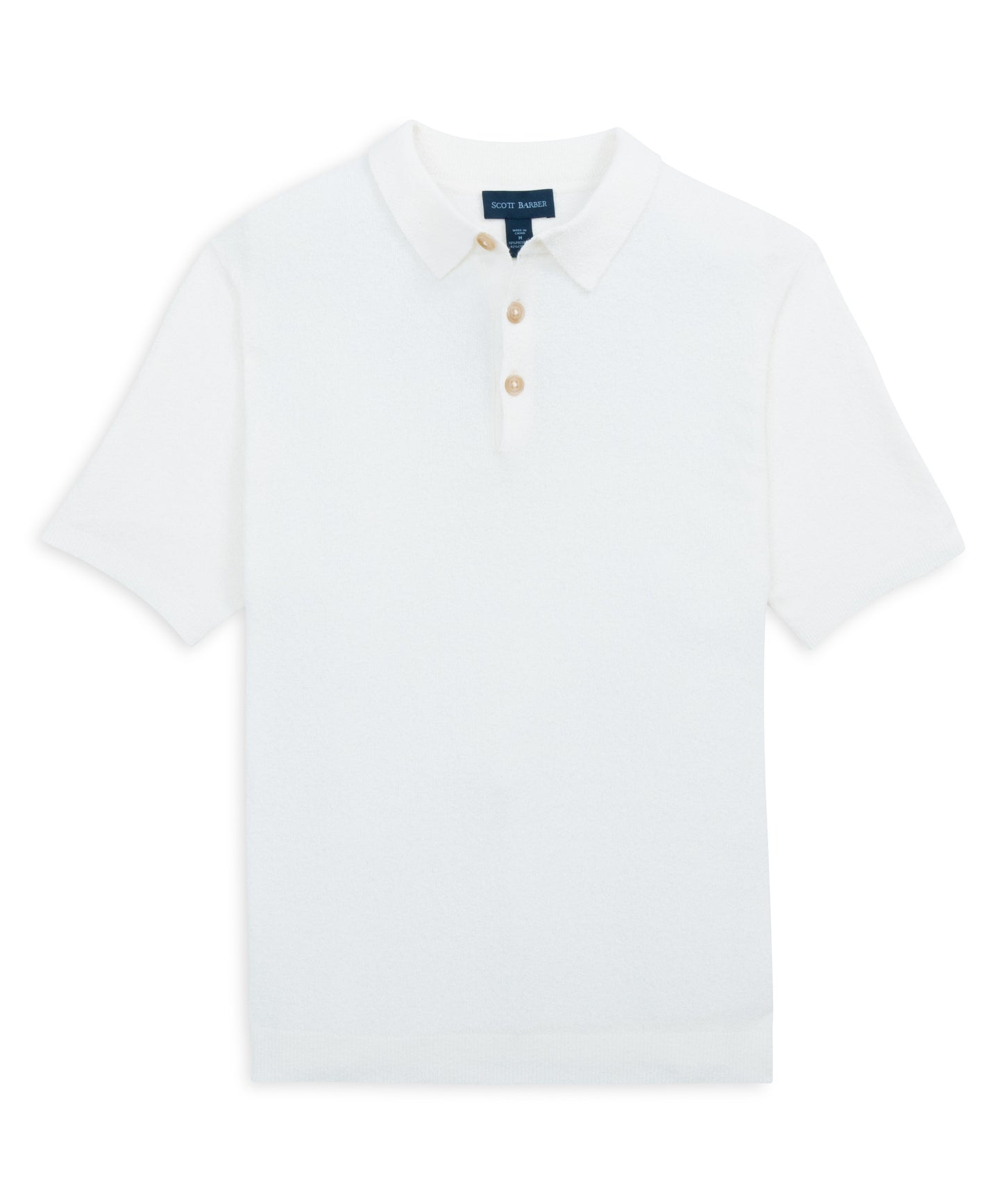 Boucle Knit Polo - Scott Barber