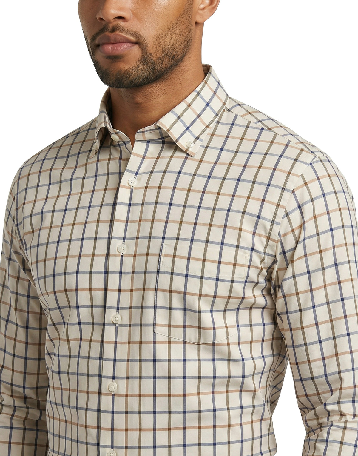Superfine Poplin Windowpane