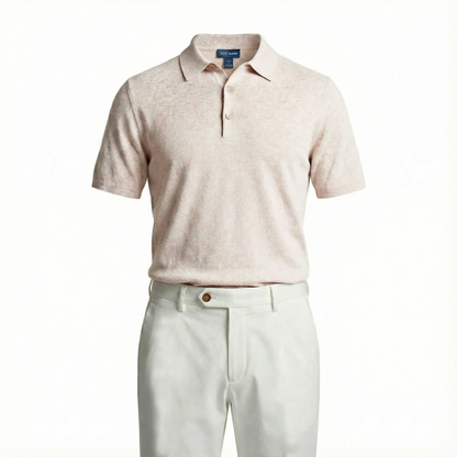Boucle Knit Polo - Scott Barber