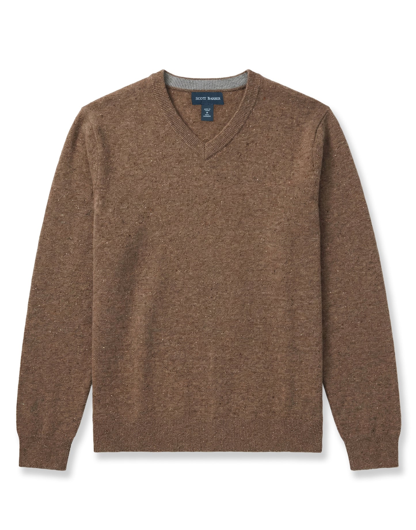 Cashmere Donegal Vee Neck Sweater