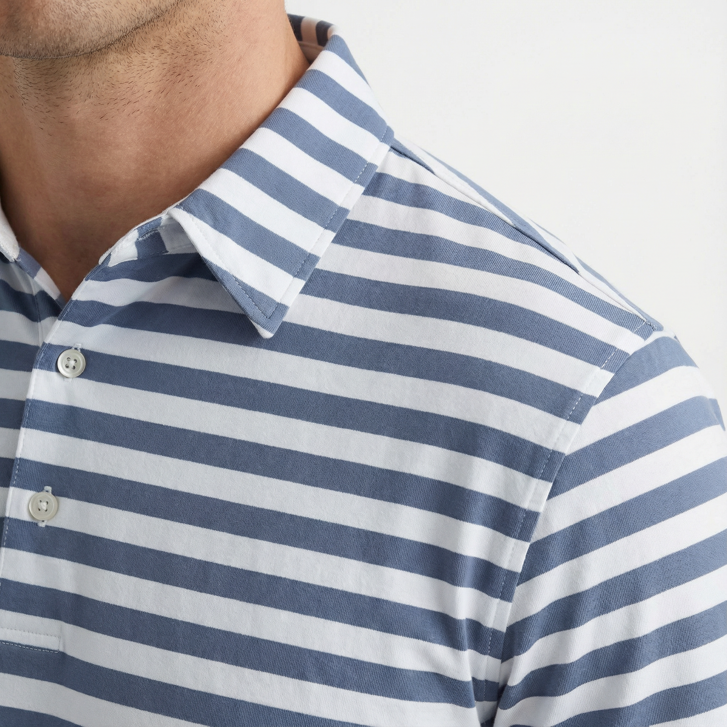 Prep Stripe Peformance Polo - Scott Barber