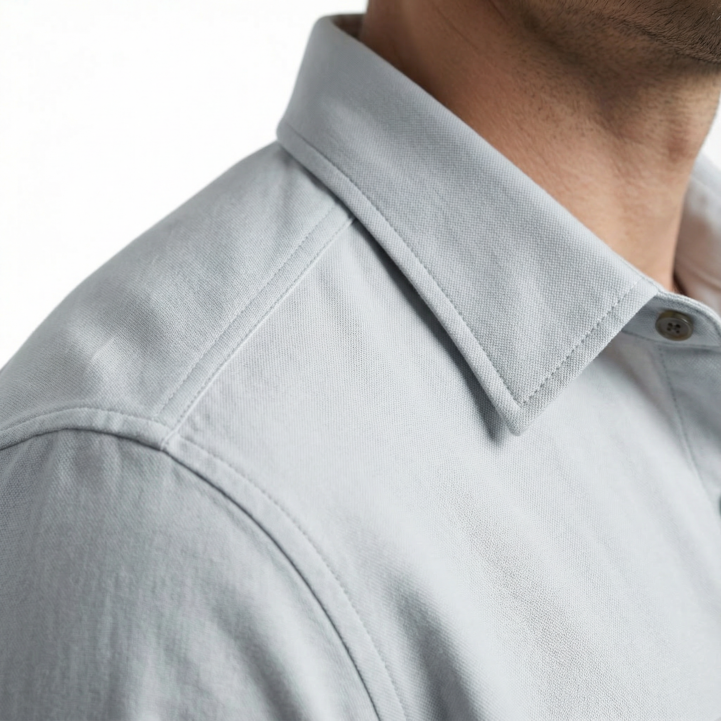 Micro Suede Stretch Shirt Jacket - Scott Barber