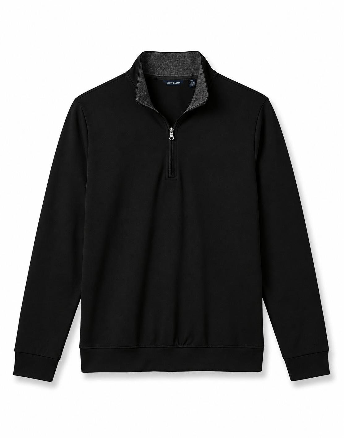 Pima Interlock 1/4 Zip Mock