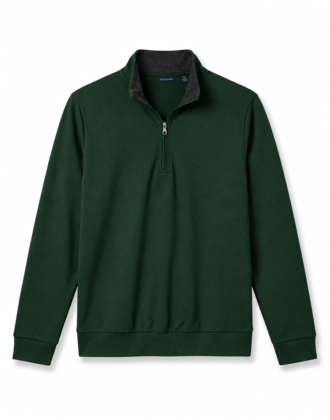 Pima Interlock 1/4 Zip Mock