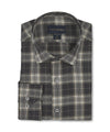 Washed Melange Country Plaid, Charcoal