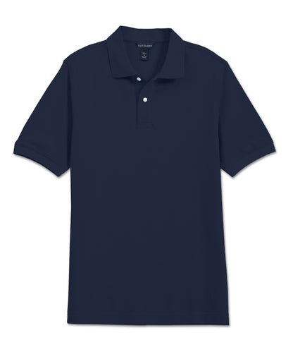 Pima Pique Polo, Midnight - Scott Barber