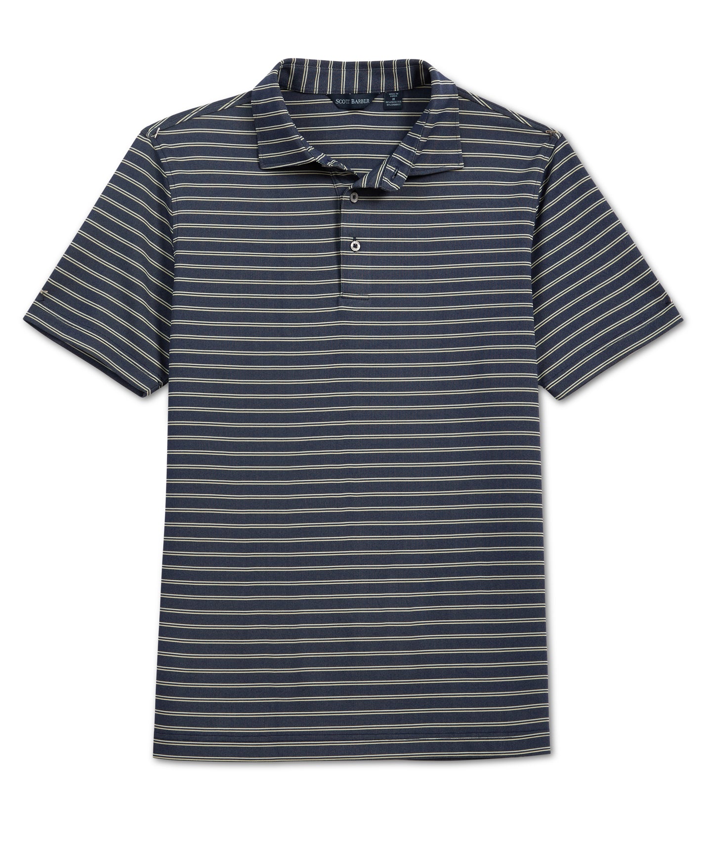 Track Stripe Polo, Midnight