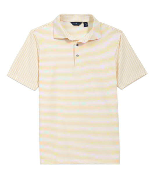 Prep Stripe Polo, Soft Yellow