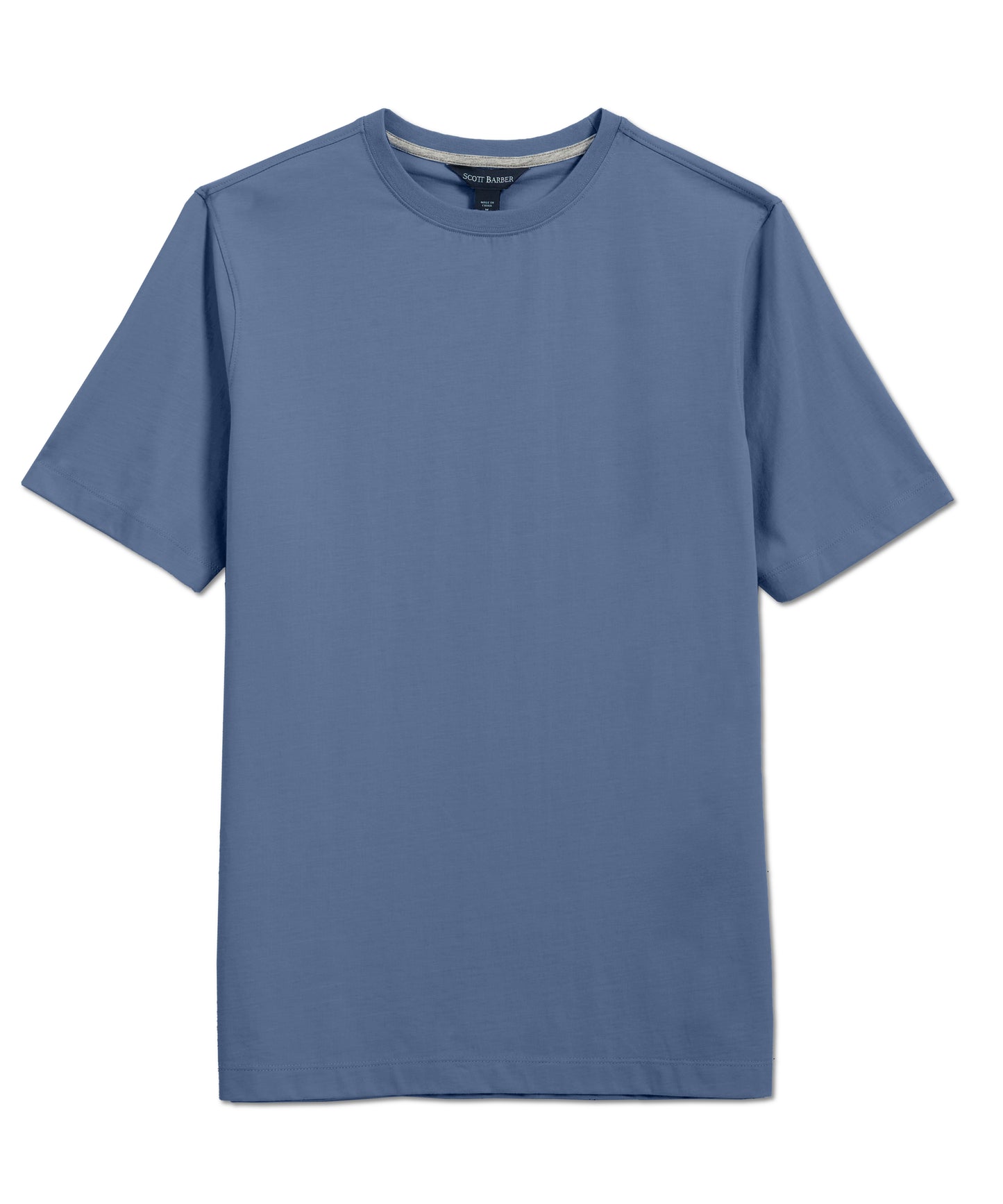 Pima Cotton Crew Tee, Country Blue