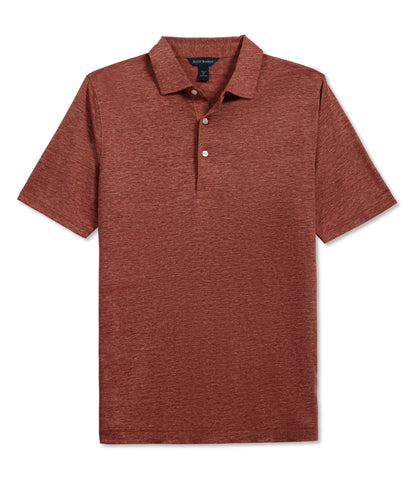 Linen Mélange Polo, Spice