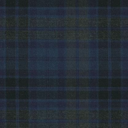 Cotton/Cashmere Plaid, Navy