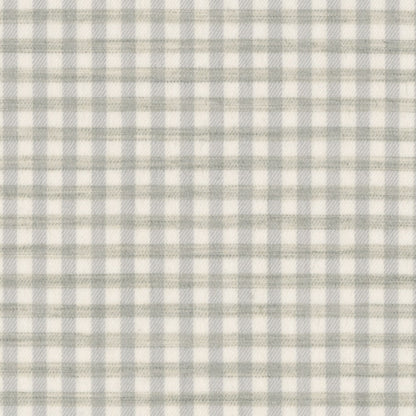 Cotton/Cashmere Plaid, Grey Heather