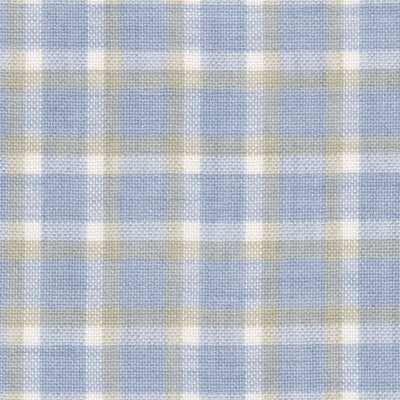 Modal/Merino Heathered Plaid, Sky