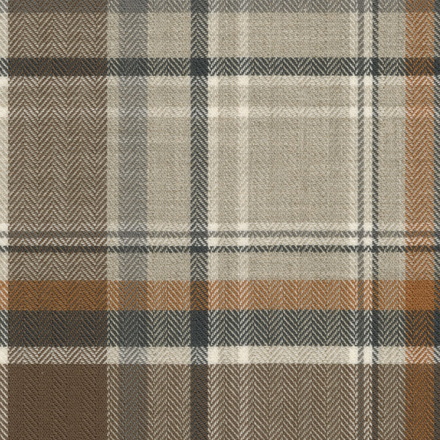 Herringbone Country Plaid, Cocoa