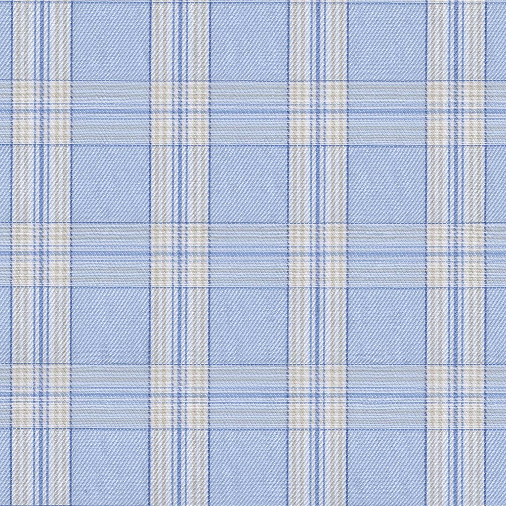 Sateen Shadow Plaid, Sky