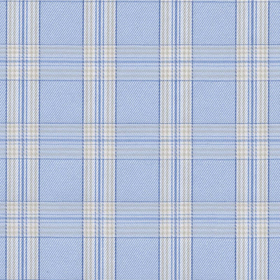 Sateen Shadow Plaid, Sky