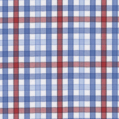 Micro Dobby Gingham, Tomato