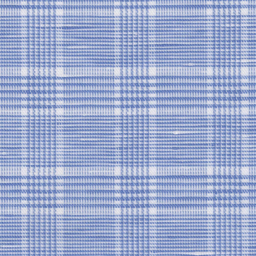 Cotton/Linen Glen Plaid, Blue