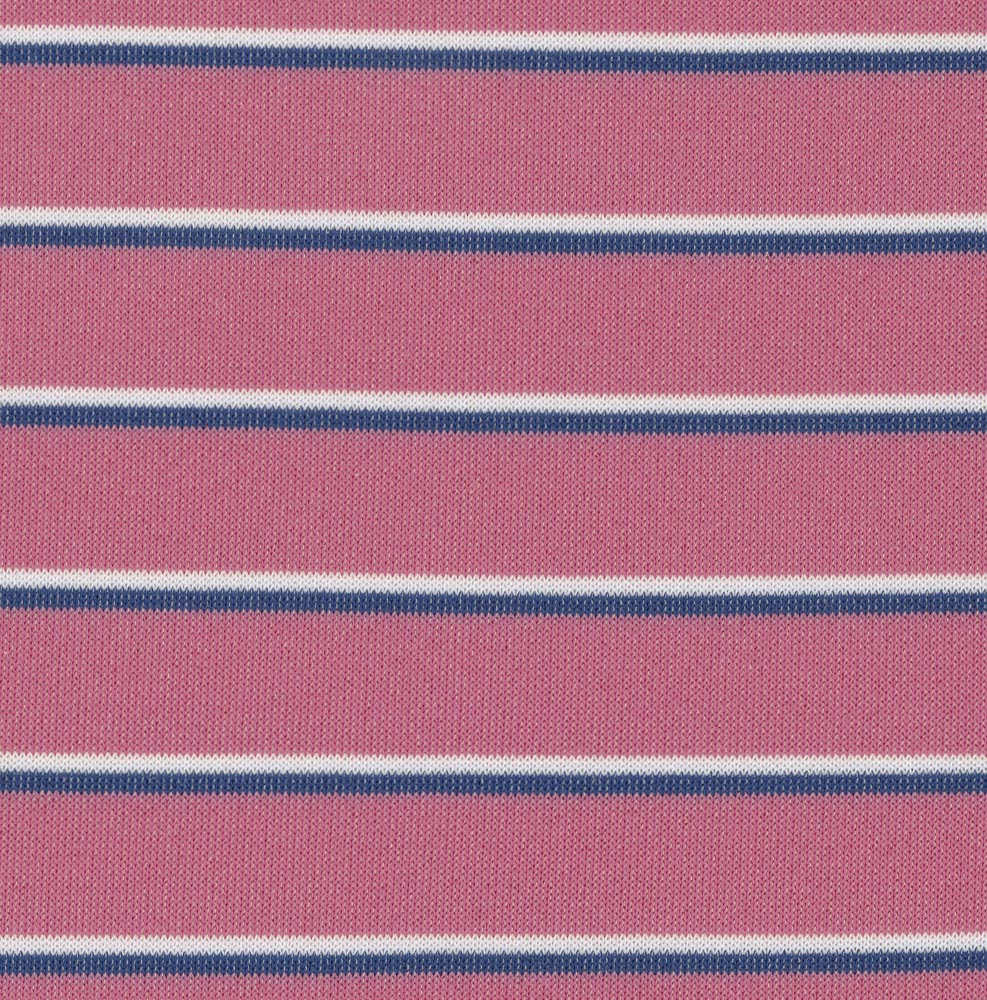 Shaded Stripe Tech Polo, Berry