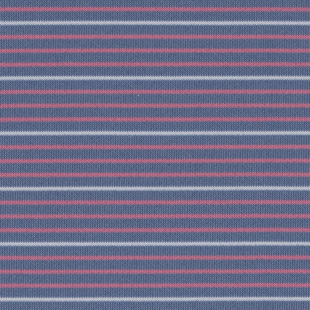 Gradient Stripe Polo, Country Blue