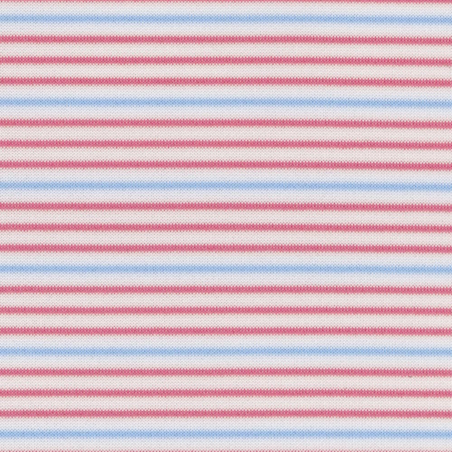 Gradient Stripe Tech Polo, White
