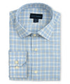 Modal/Merino Heathered Plaid, Sky