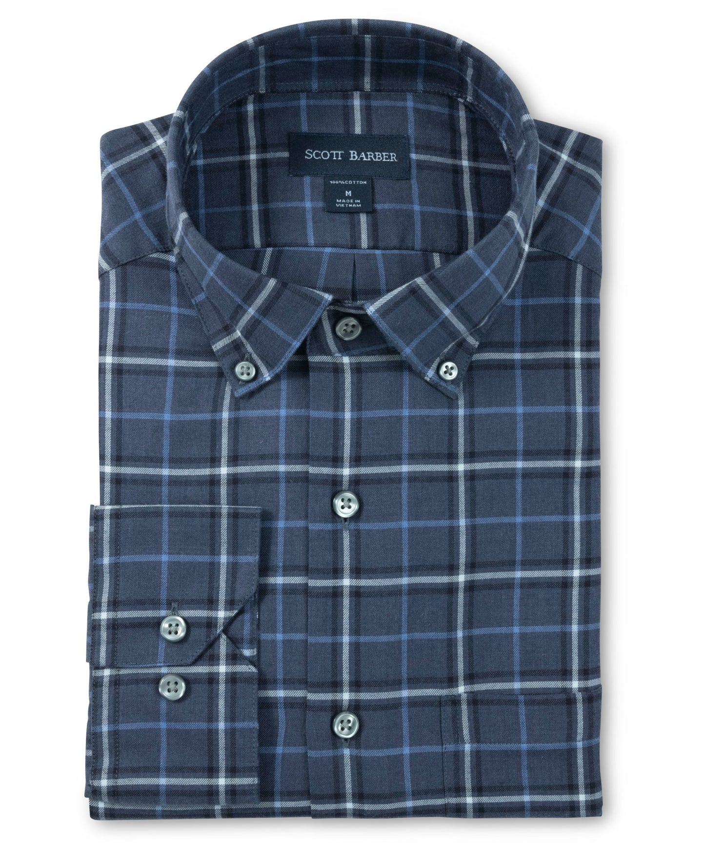 Lightwight Weekend Windowpane, Navy