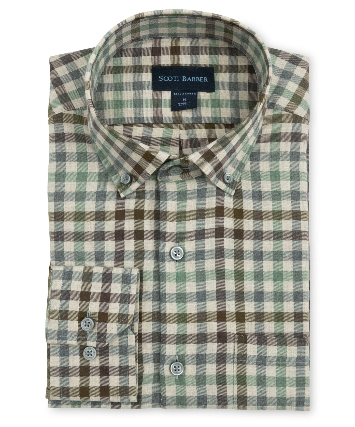 Lightweight Weekend Plaid, Khaki Heather