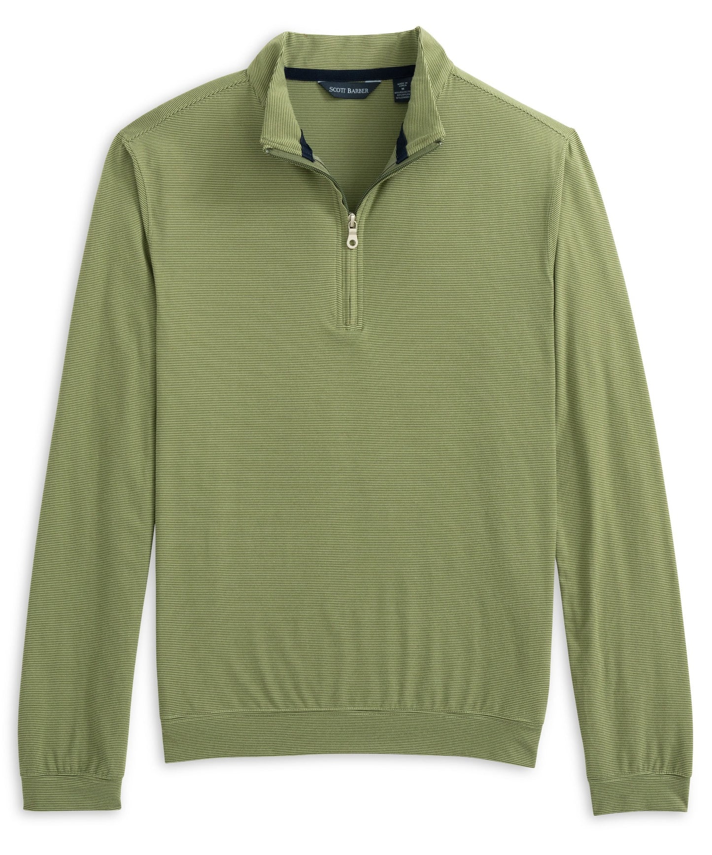 Micro Stripe Performance 1/4 Zip, Sage