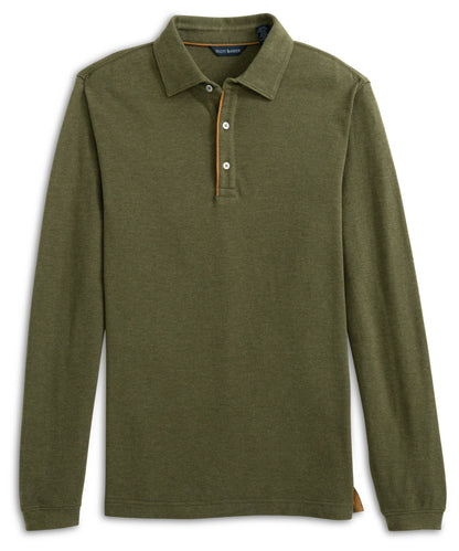 Cotton/Wool Pique, Olive Heather