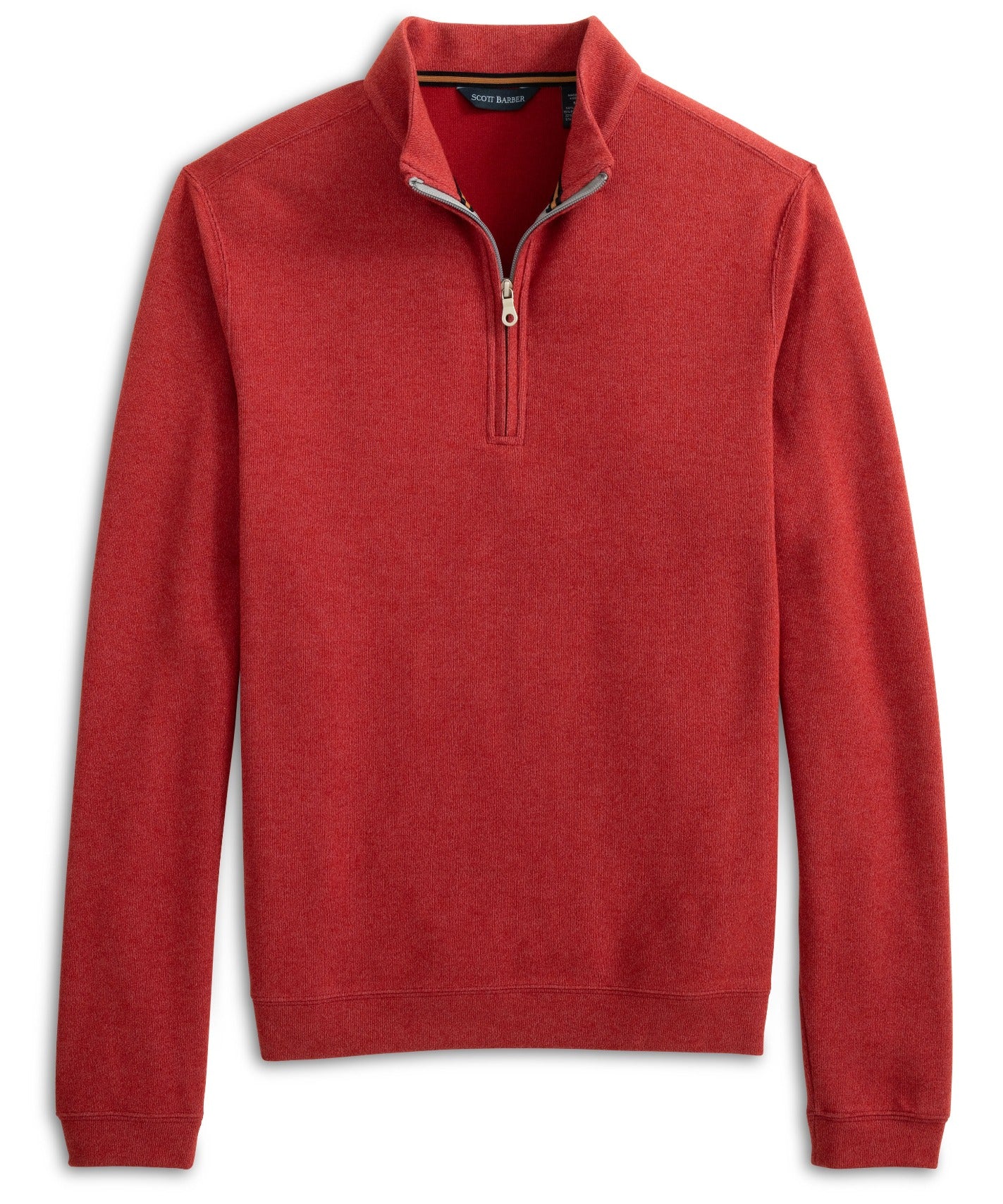 Stretch Heather Fleece, Brick