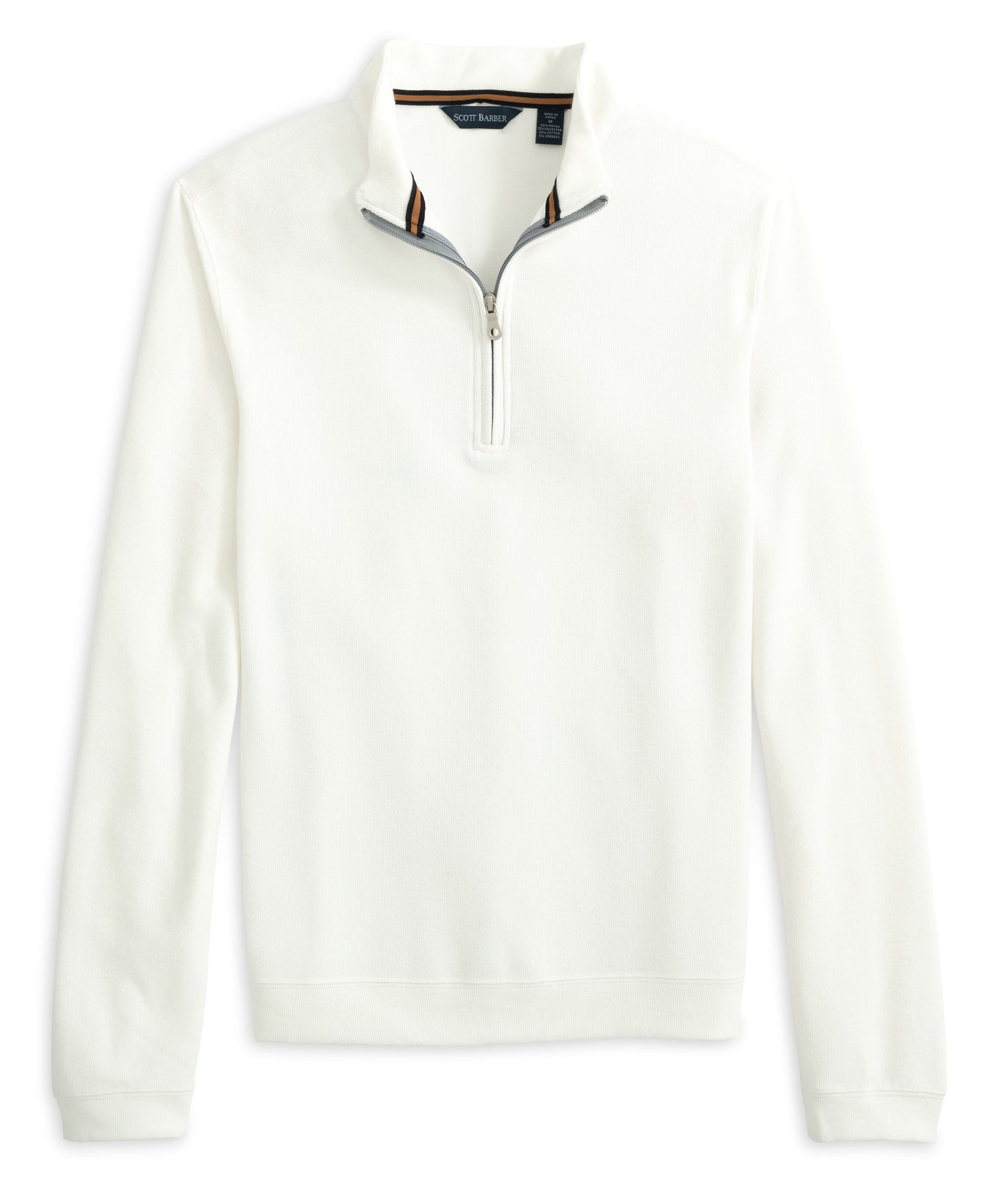 Stretch Heather Fleece, Winter White