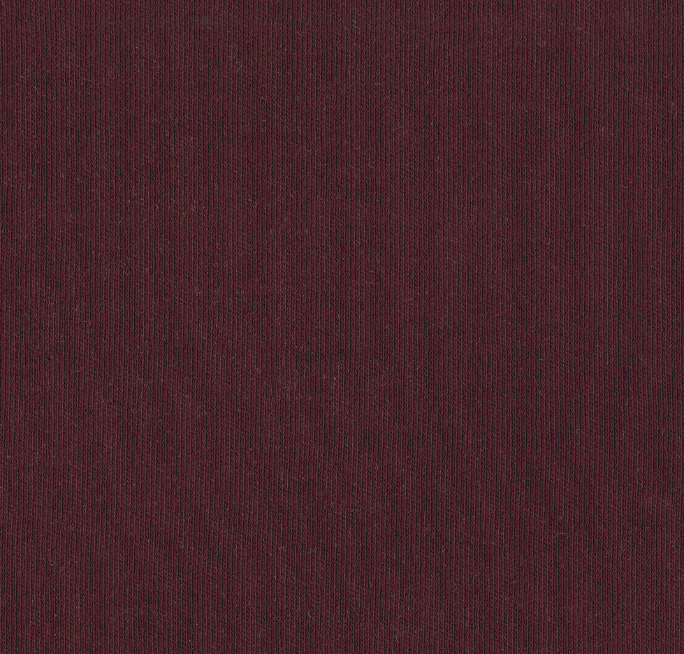 Pima Interlock Zip Mock, Burgundy - Scott Barber