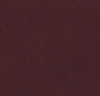 Pima Interlock Zip Mock, Burgundy - Scott Barber