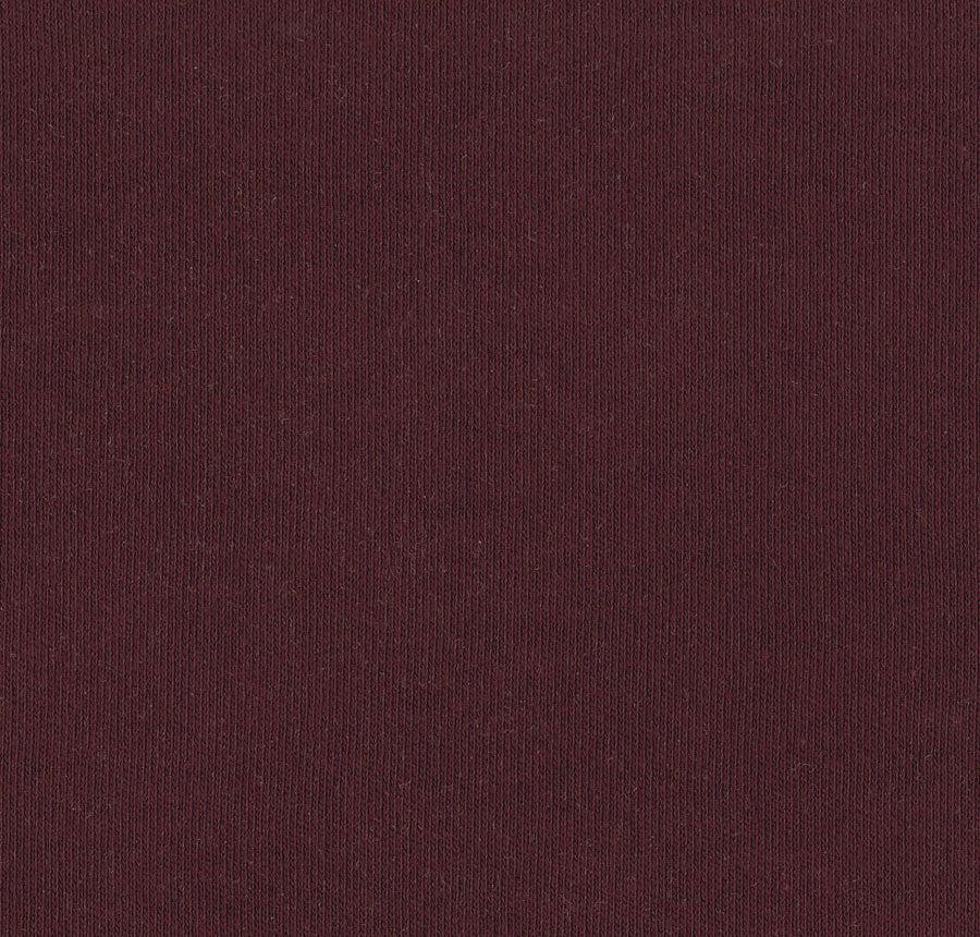 Pima Interlock Zip Mock, Burgundy - Scott Barber