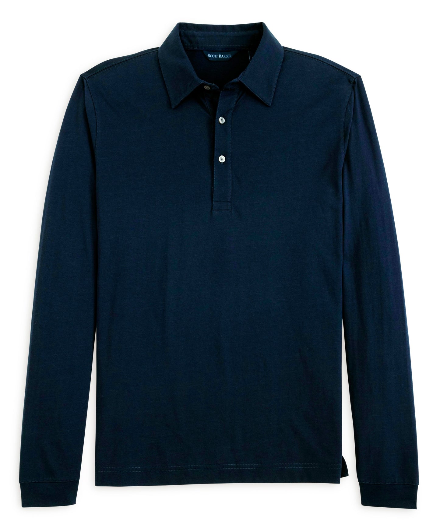 Pima Jersey Polo, Navy